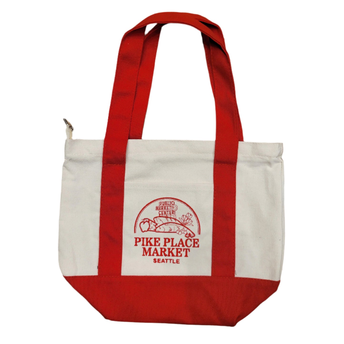 Mini Tote Colored Bag with Zipper Seattle