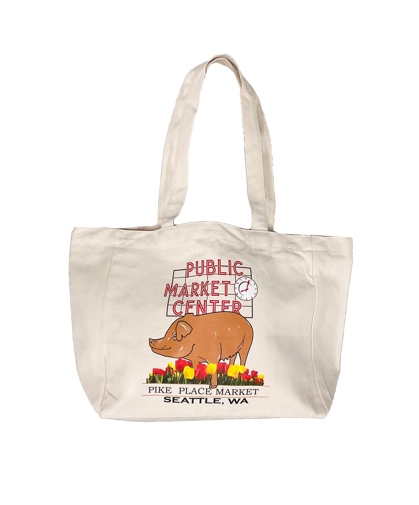 Seattle Pike Place Pig Tote Bag