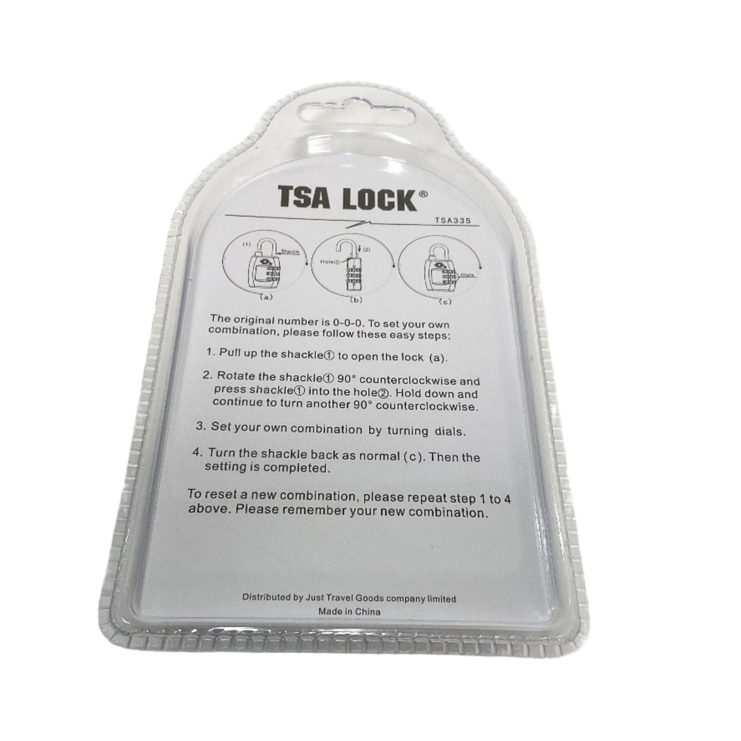 Travel Luggage Lock with Numbers