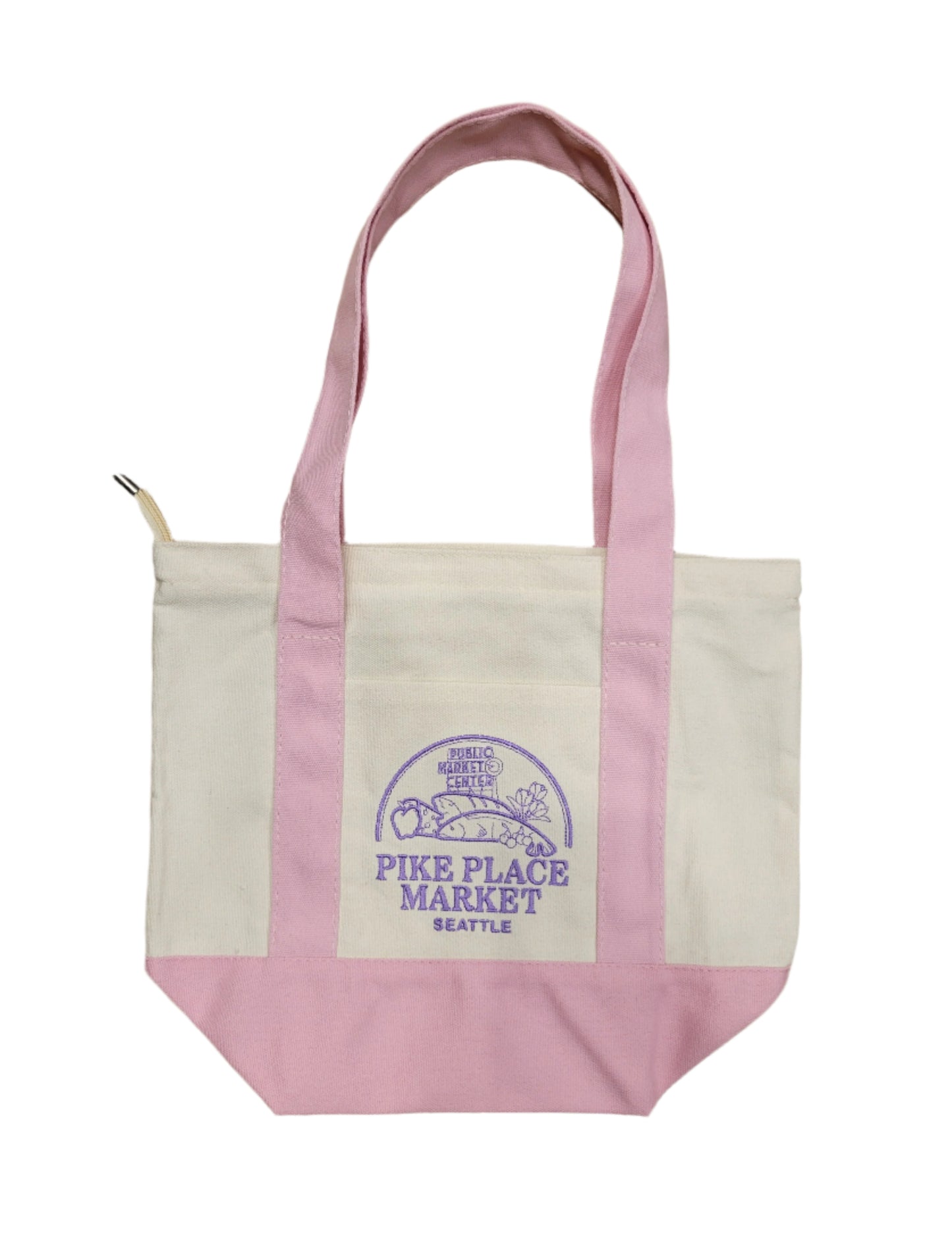 Mini Tote Colored Bag with Zipper Seattle