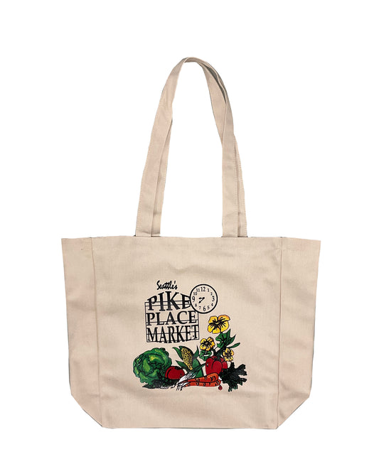 Seattle Pike Place Garden Tote Bag
