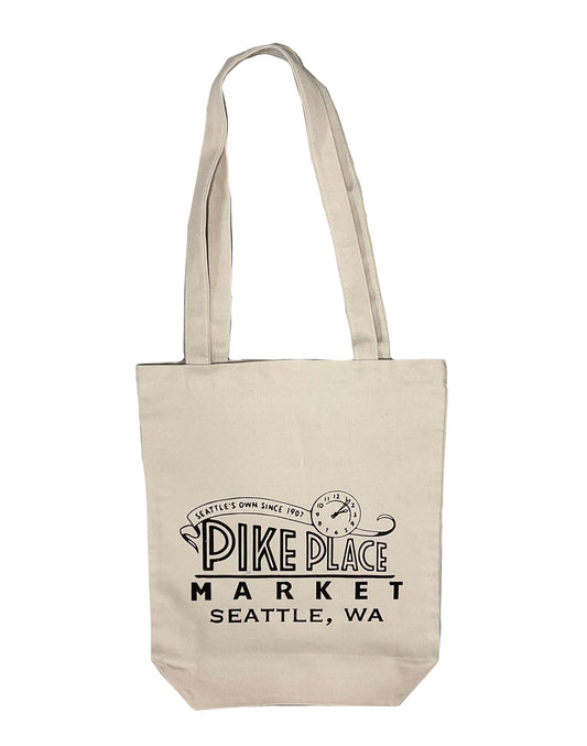 Seattle Pike Place Clock Tote Bag