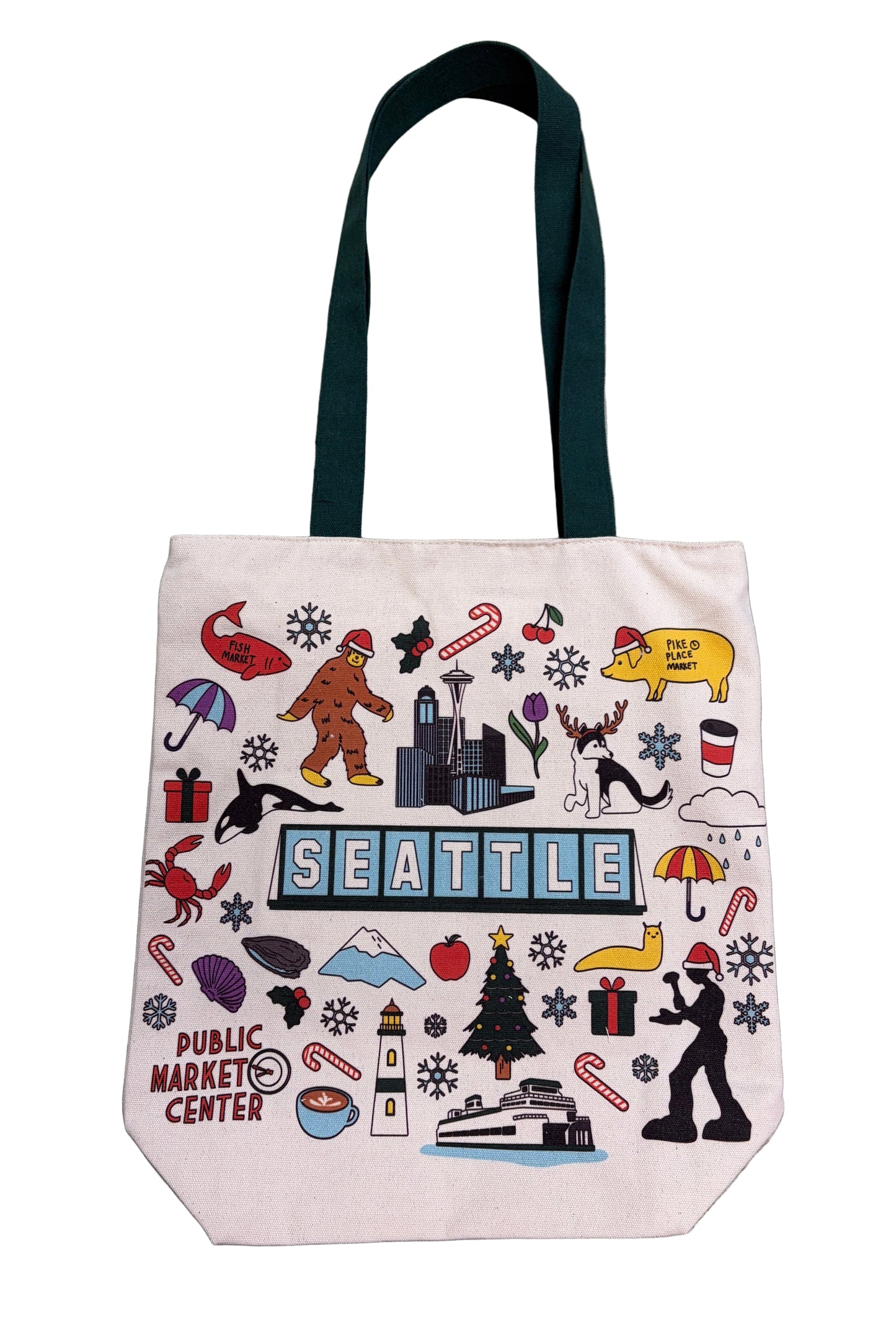 Seattle Rainy Day Tote Bag