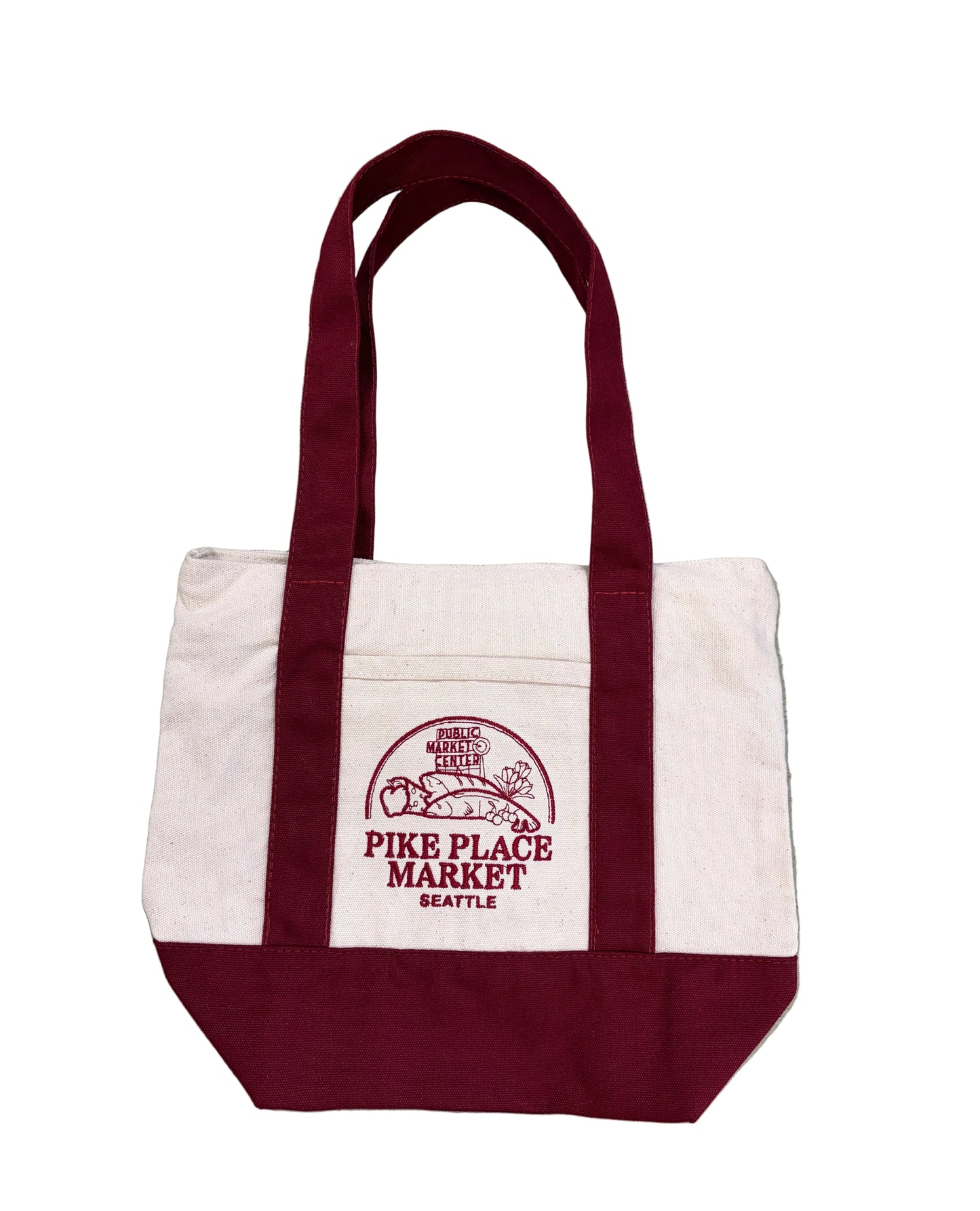 Mini Tote Colored Bag with Zipper Seattle