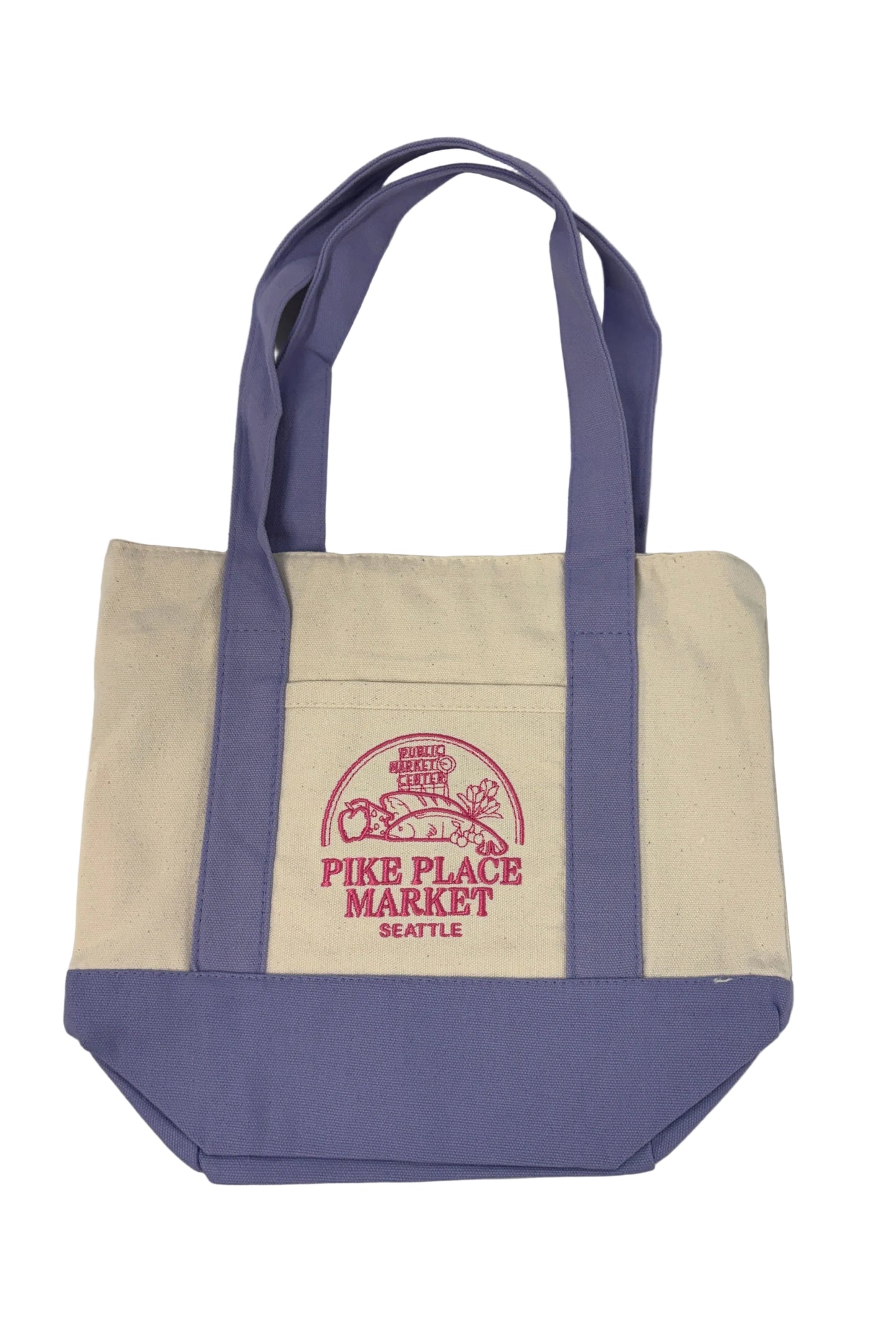 Mini Tote Colored Bag with Zipper Seattle